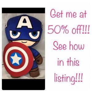 Marvel Go Go!  Captain America Plush